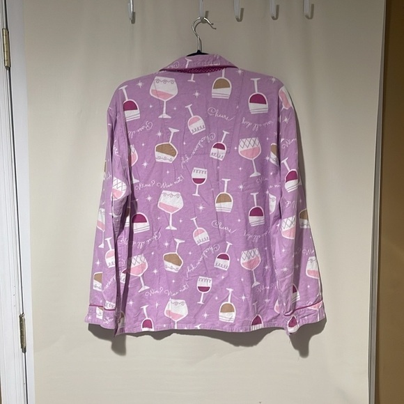 PJ Salvage Women's Button Up Pajama Top Medium - Picture 8 of 14